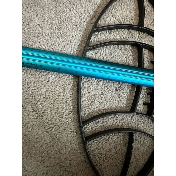 Football Black Metal Iron Wall Hanging 13"x7" Modern Rustic Man Cave Decor - Picture 5 of 7